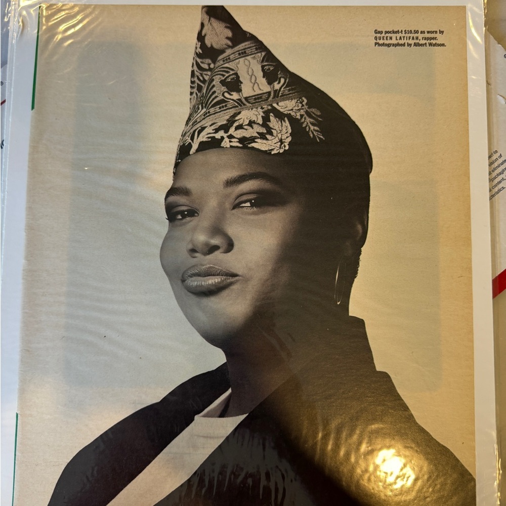 GAP Vintage Art Print - Black, White Time Magazine